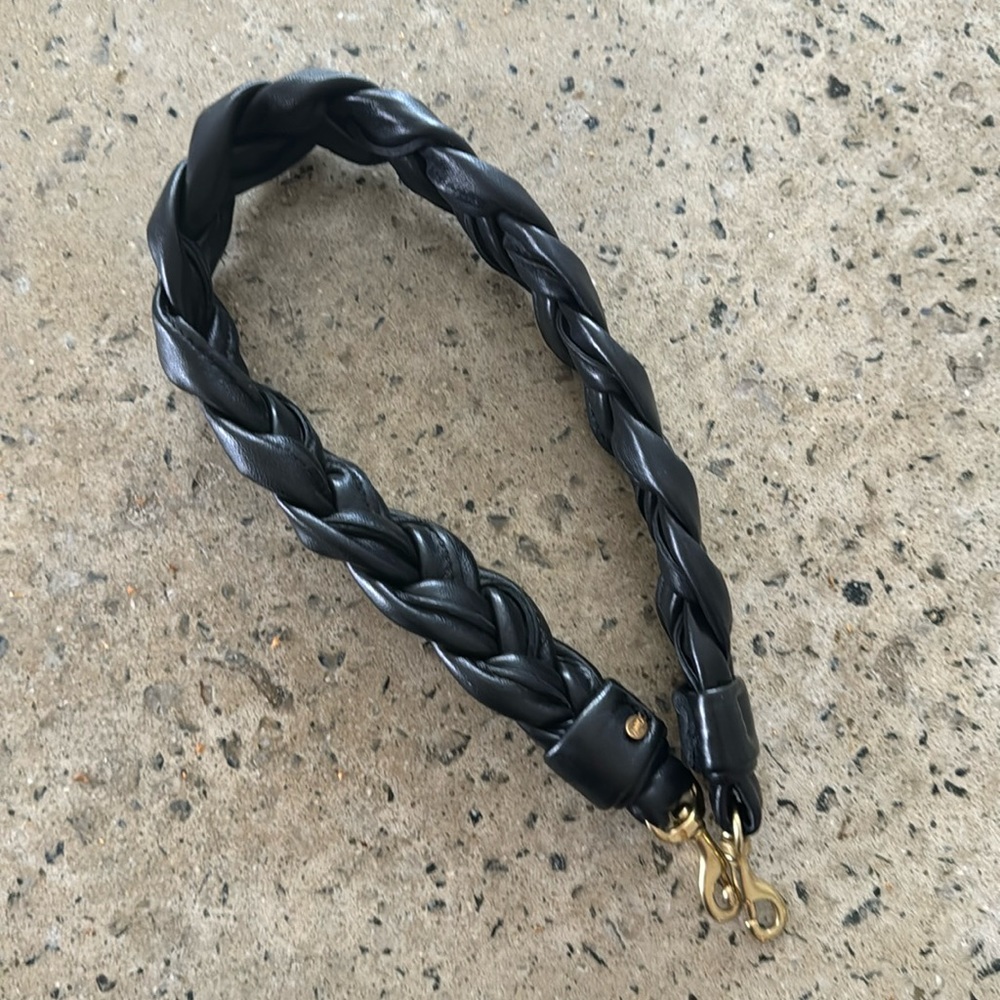 Clare V. puffy braided shoulder strap